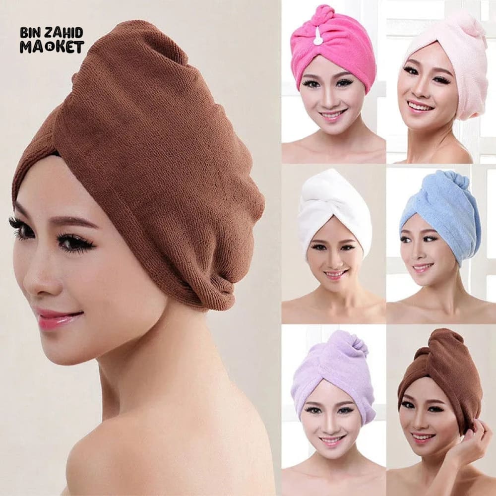 WET HAIRS DRYING TOWEL