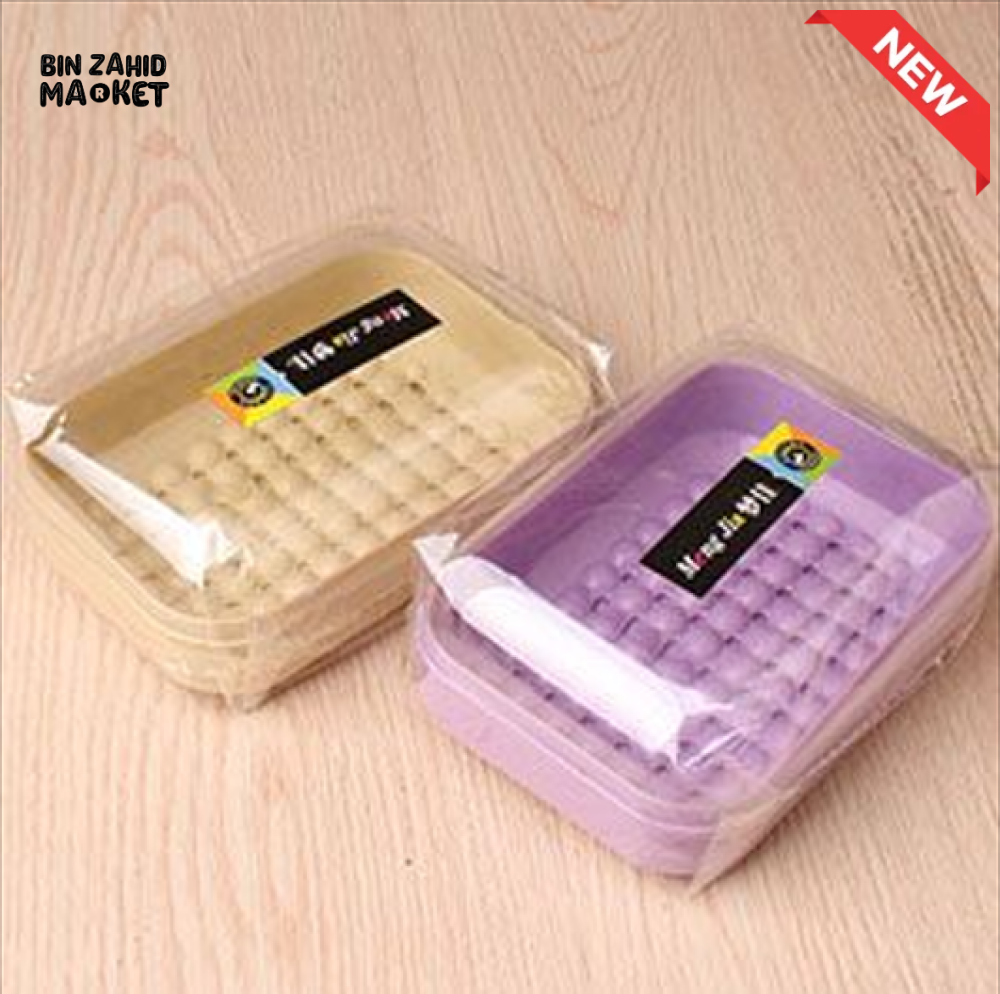 WHEAT SOAP BOX WITH COVER – PORTABLE DRAINAGE DESIGN BATHROOM SOAP CASE