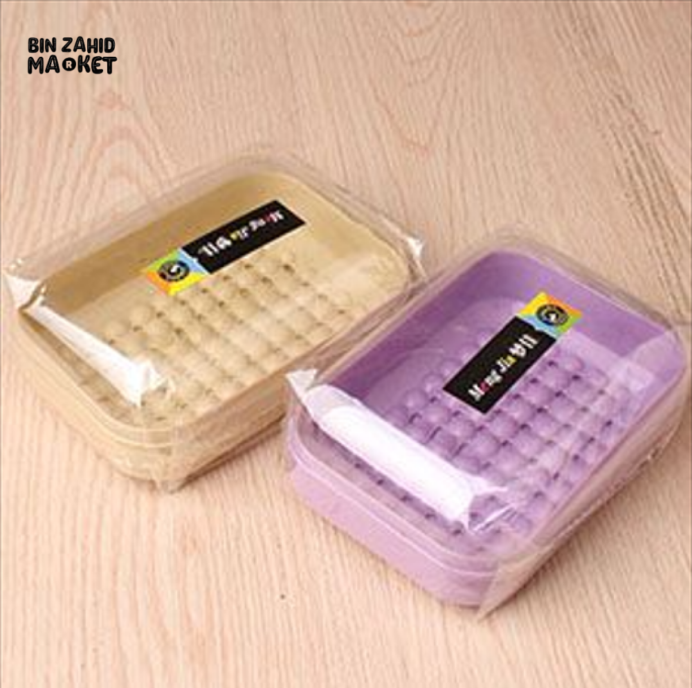 WHEAT SOAP BOX WITH COVER – PORTABLE DRAINAGE DESIGN BATHROOM SOAP CASE