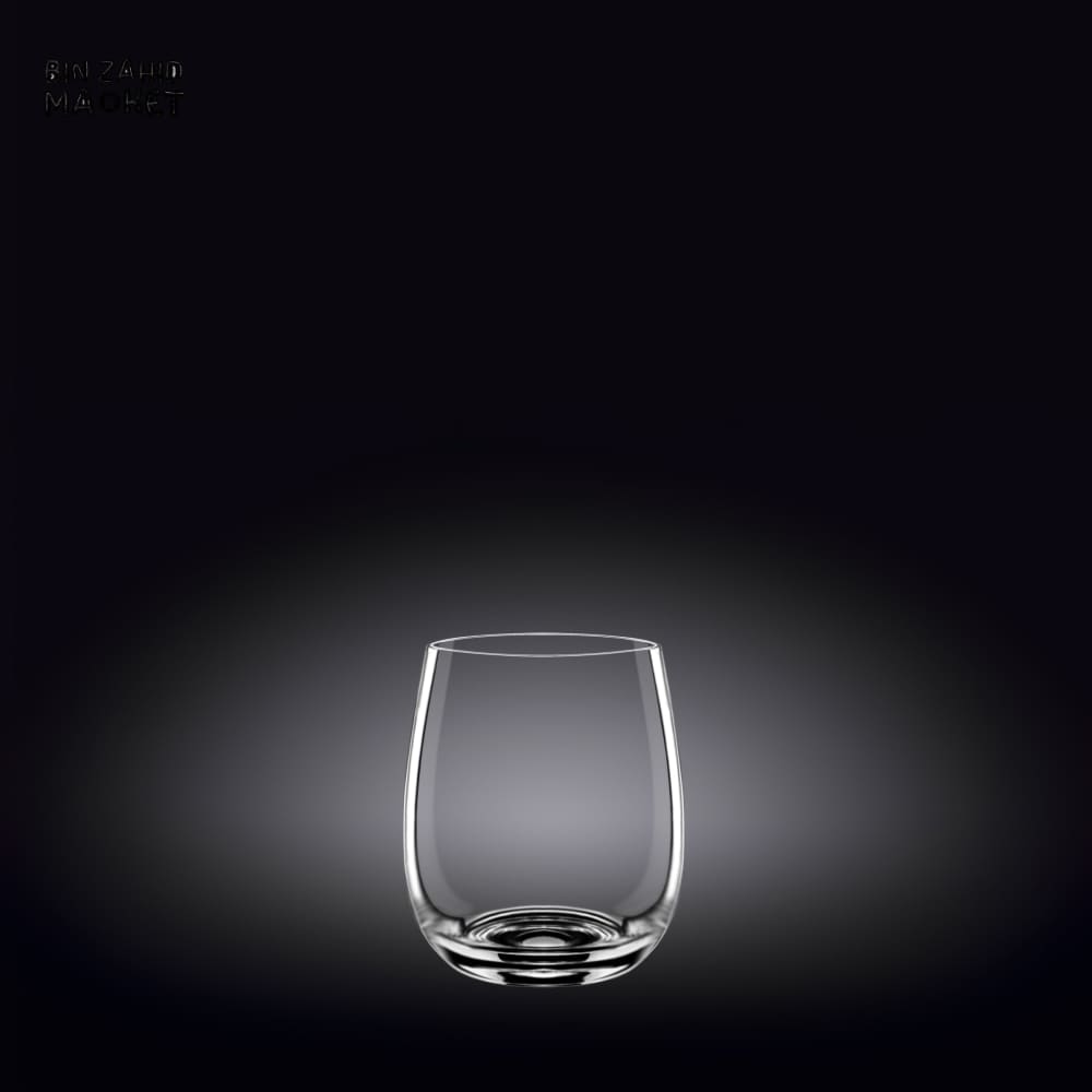 WILMAX ENGLAND GLASS SET OF 6 PREMIUM CLEAR TUMBLERS FOR LUXURY DINING - 888021