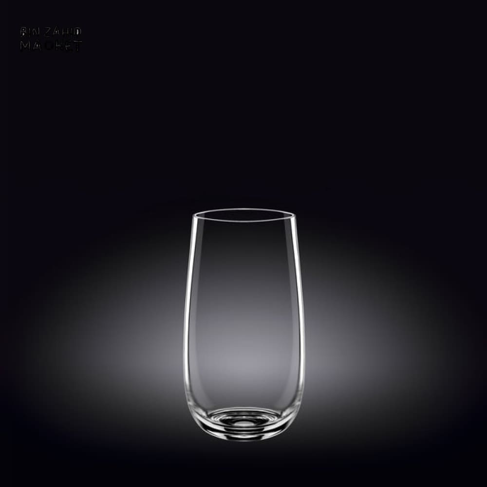 WILMAX ENGLAND GLASS SET OF 6 PREMIUM CLEAR TUMBLERS FOR LUXURY DINING - 888022