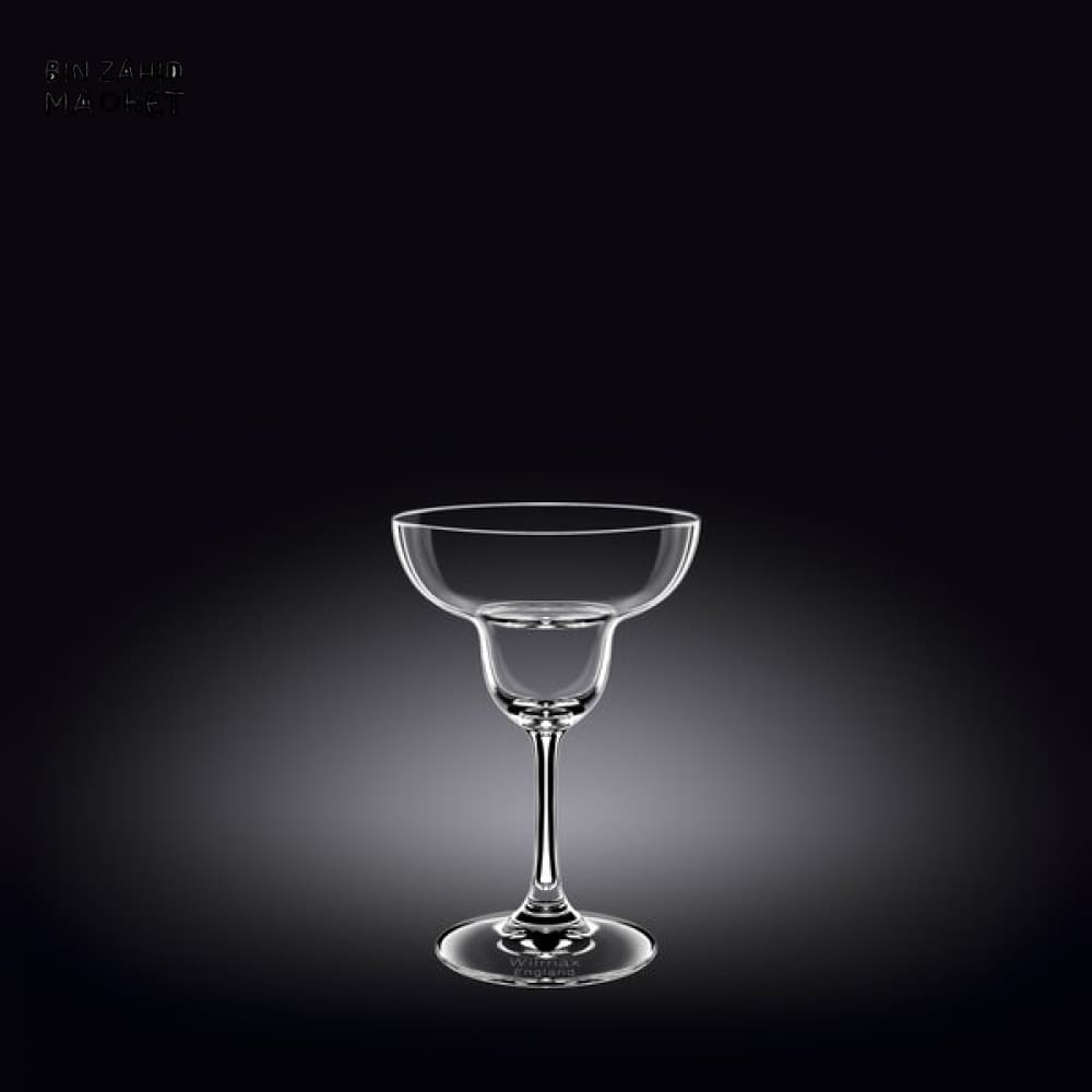 WILMAX ENGLAND MARGARITA GLASS 6 PIECE – ELEGANT STEMWARE FOR COCKTAILS - 888031