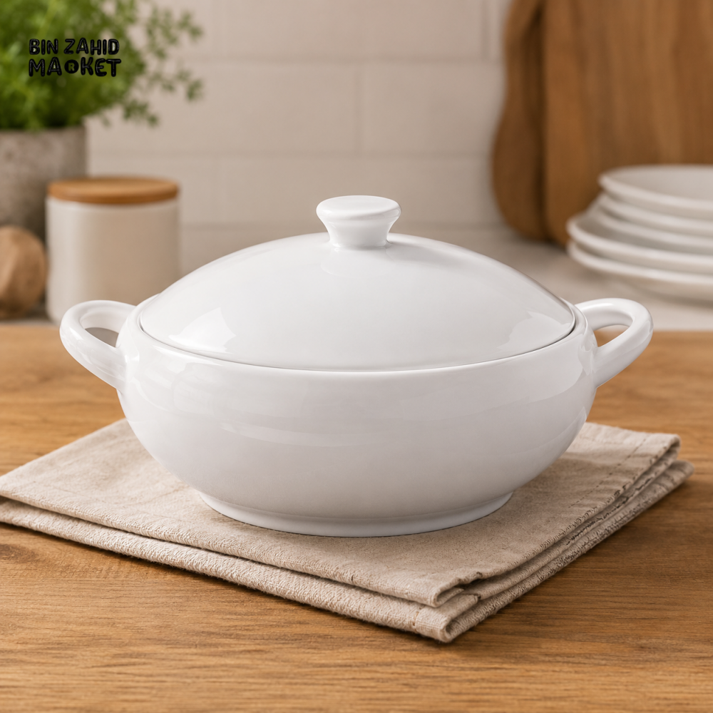 WINSOR ENGLAND CERAMIC CASSEROLE WITH LID - Casseroles
