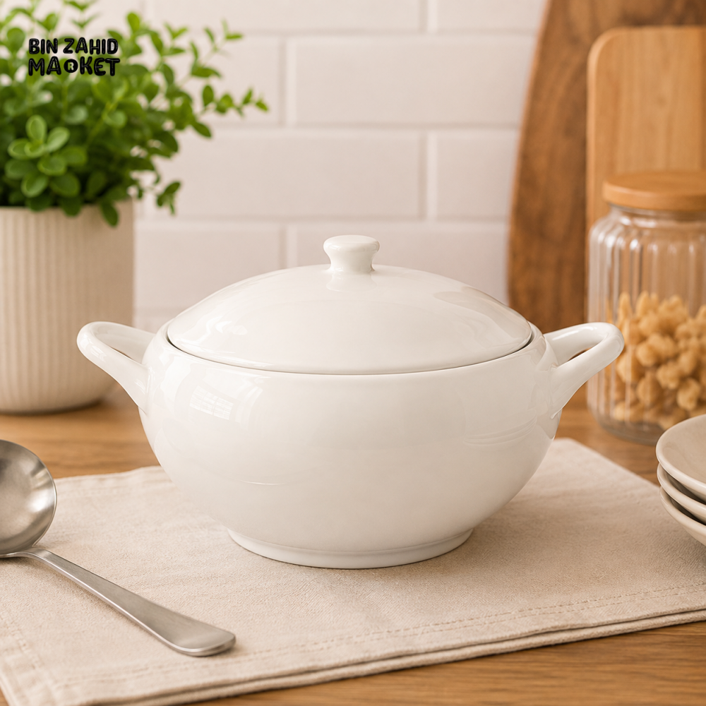 WINSOR ENGLAND CERAMIC SOUP TUREEN WITH LID - Dishes