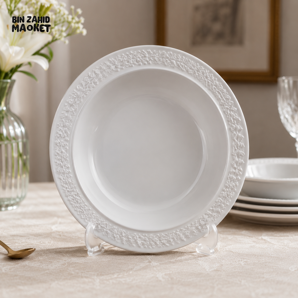 WINSOR ENGLAND EMBOSSED CERAMIC - DEEP PLATE - Plates