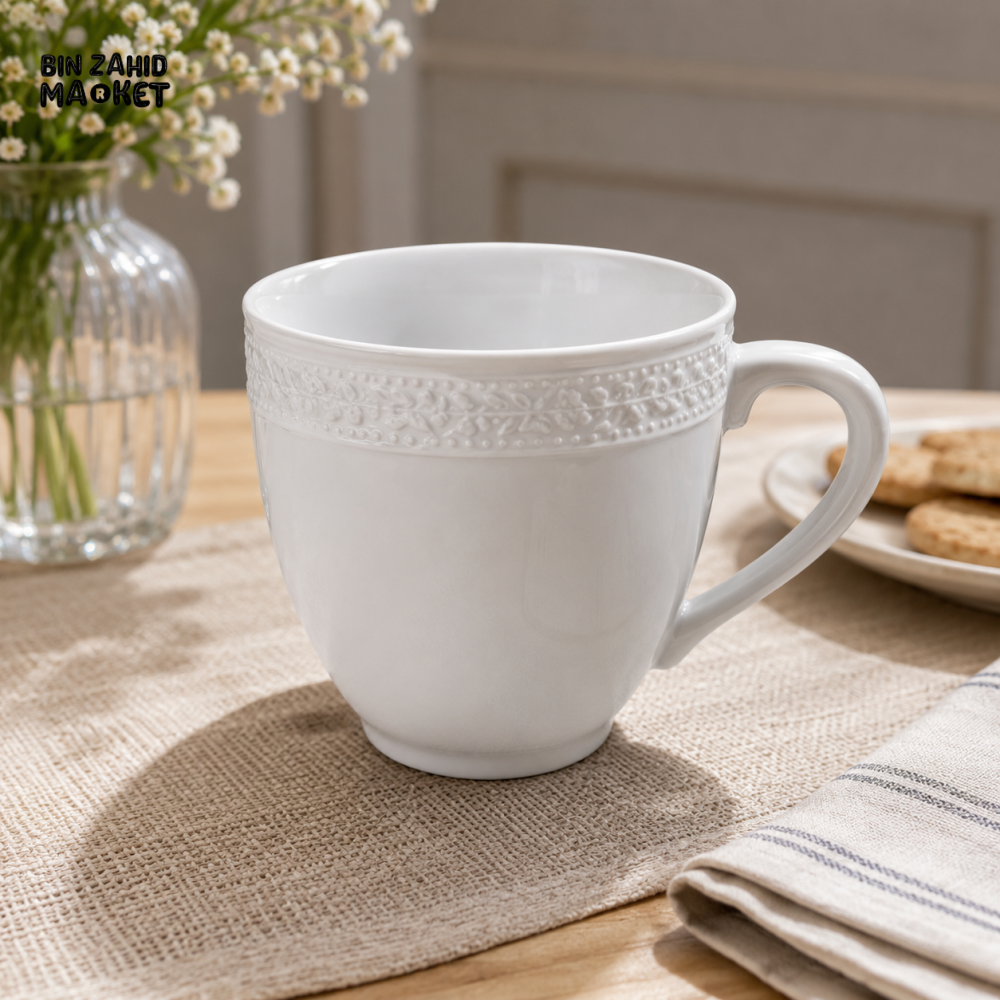 WINSOR ENGLAND EMBOSSED CERAMIC MUG - Mugs
