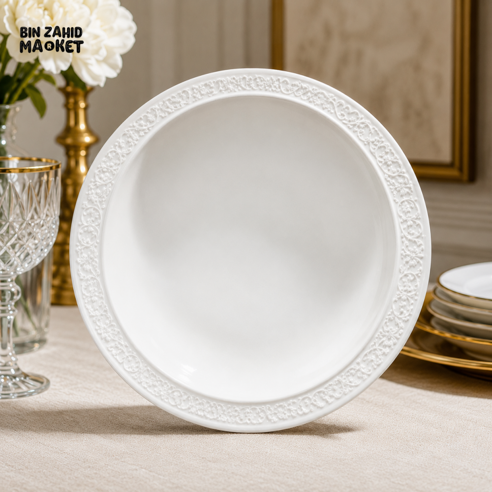 WINSOR ENGLAND EMBOSSED CERAMIC - QUARTER PLATE - Plates