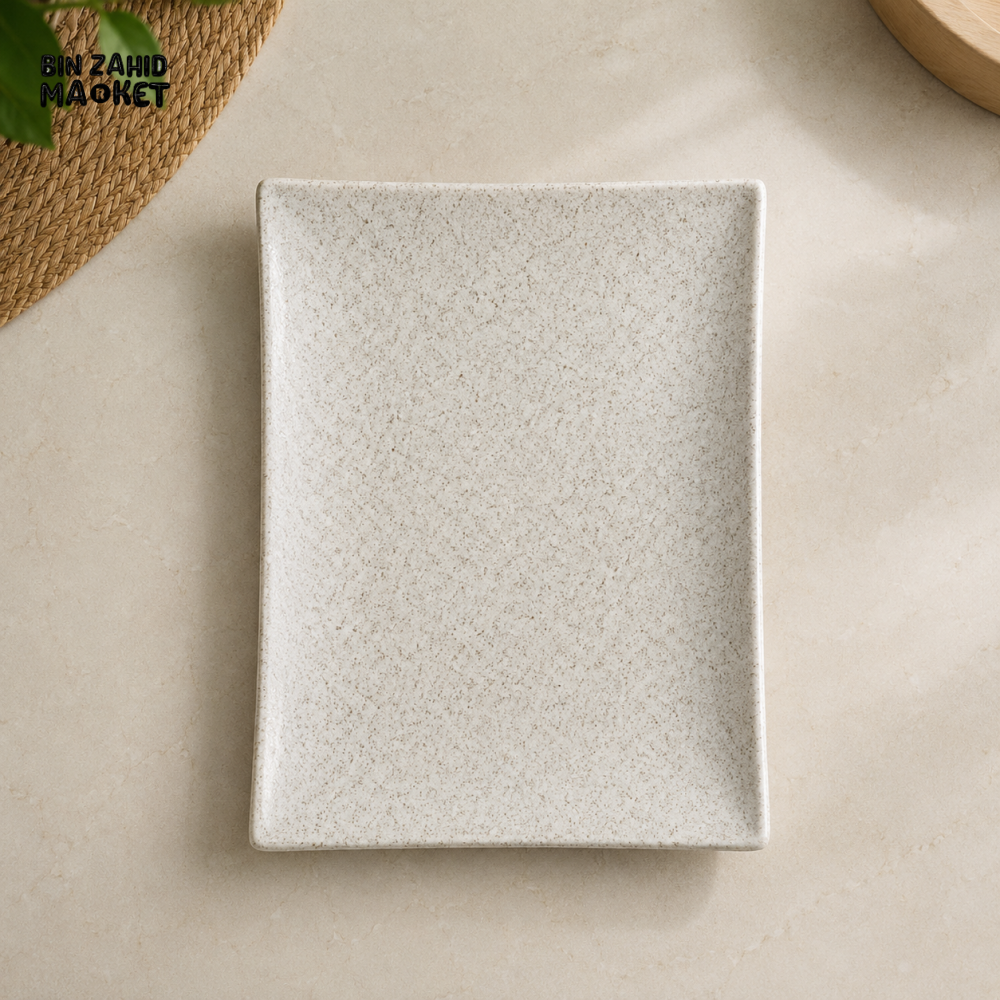 WINSOR ENGLAND RECTANGULAR SERVING PLATE / WHITE - 10.75 INCH - Plates