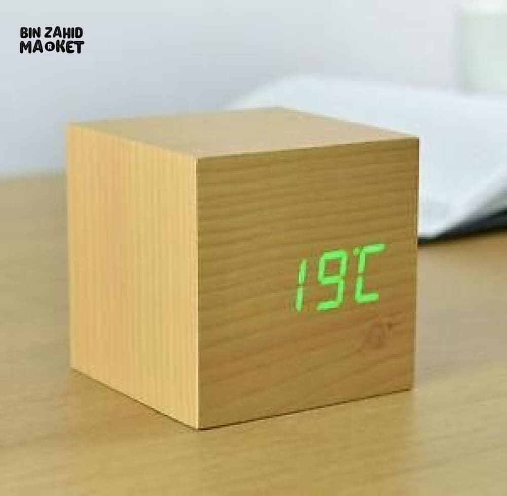 WOODEN ALARM CLOCK