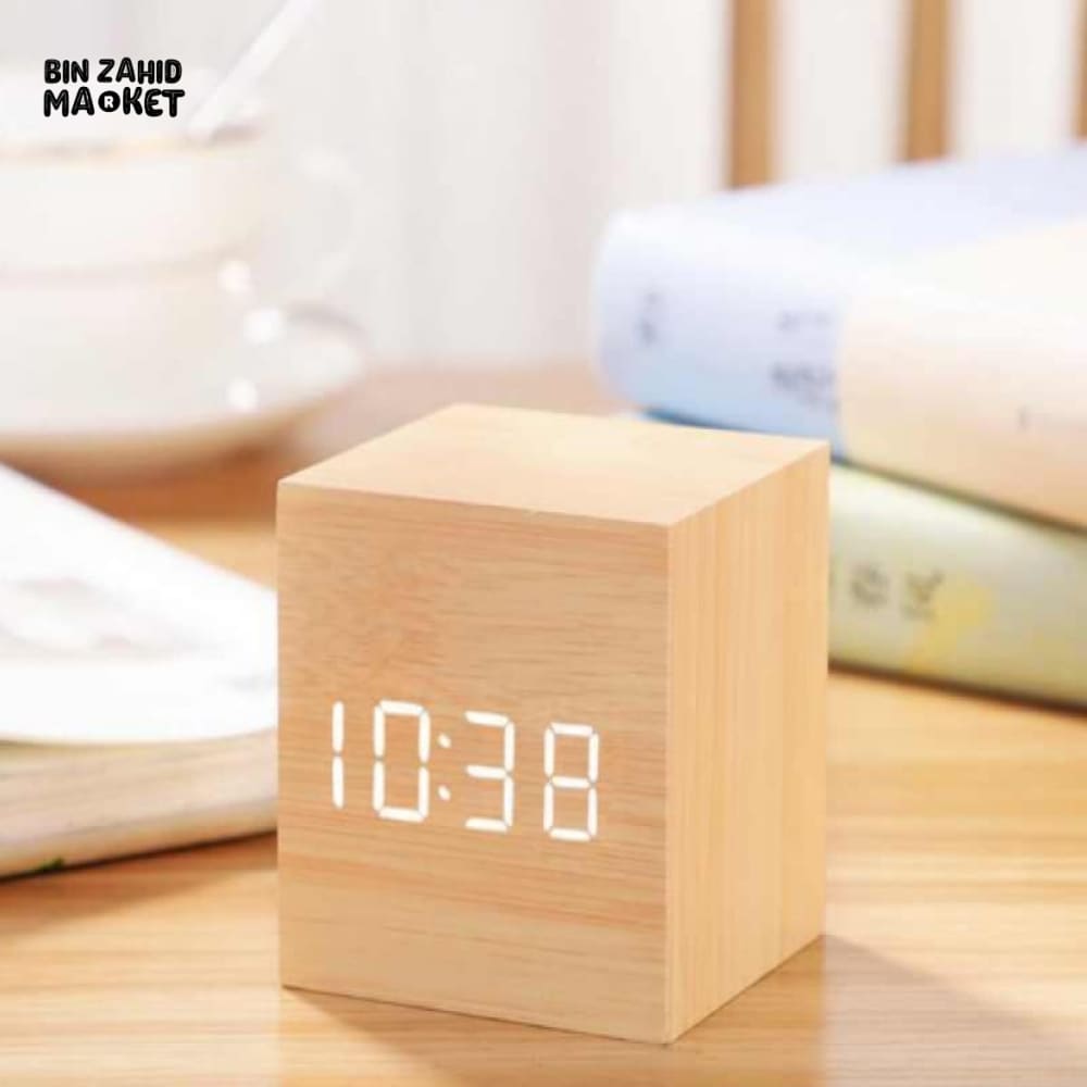 WOODEN ALARM CLOCK