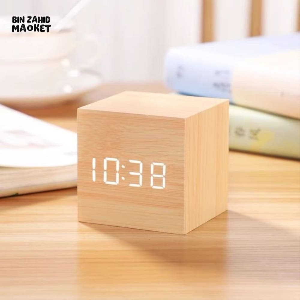WOODEN ALARM CLOCK
