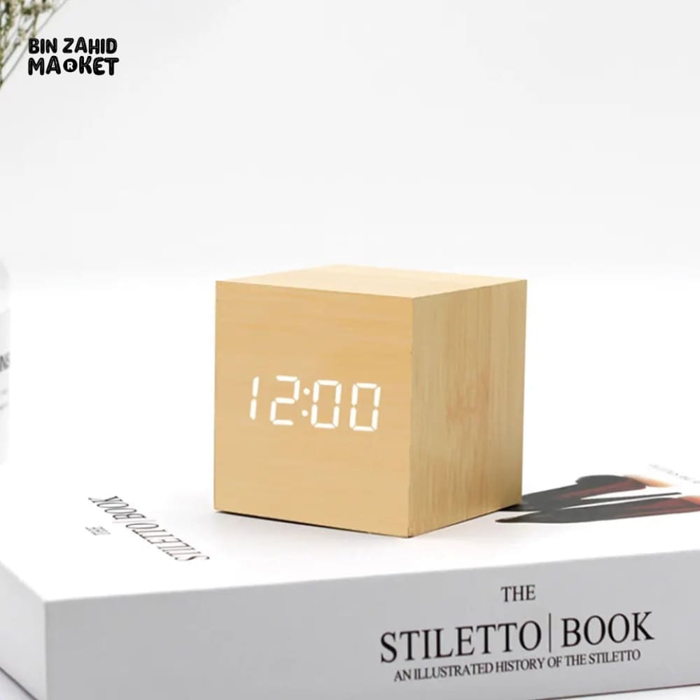 WOODEN ALARM CLOCK