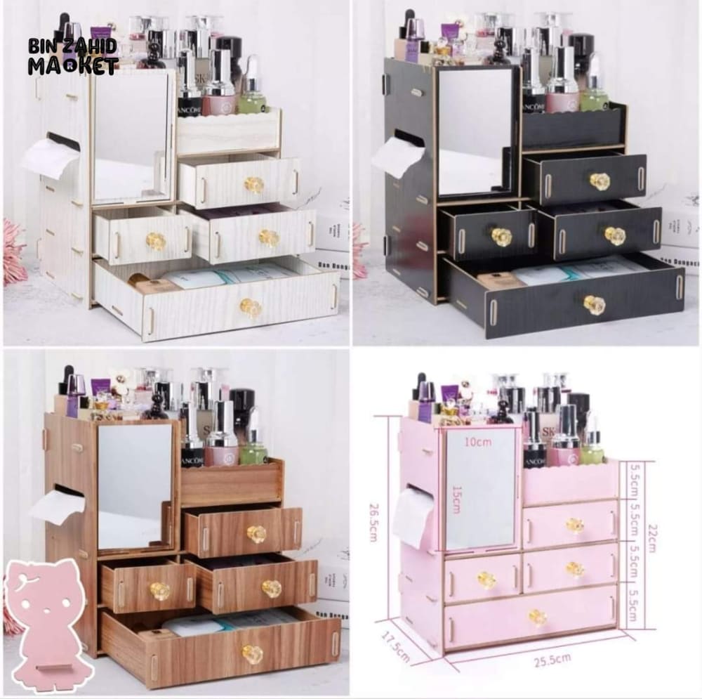 WOODEN JEWELRY ORGANIZER