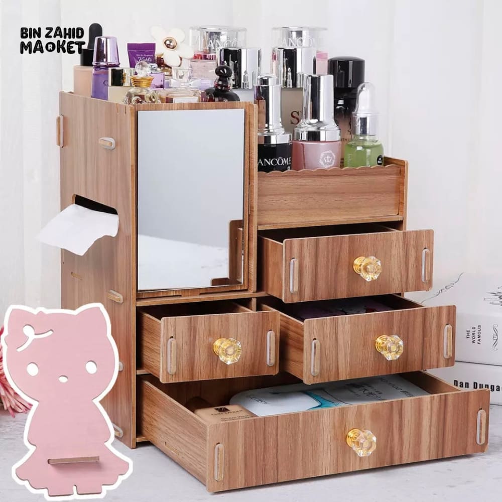 WOODEN JEWELRY ORGANIZER