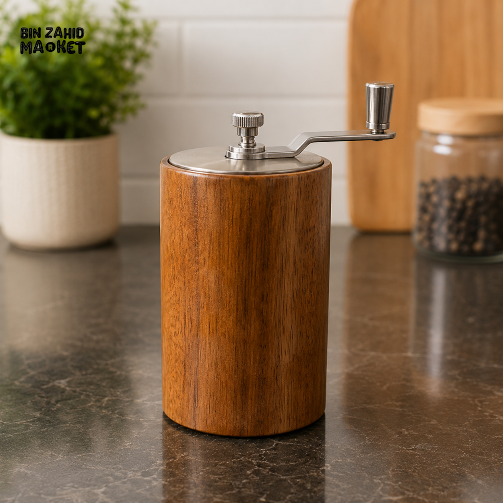 WOODEN MANUAL COFFEE BEAN GRINDER