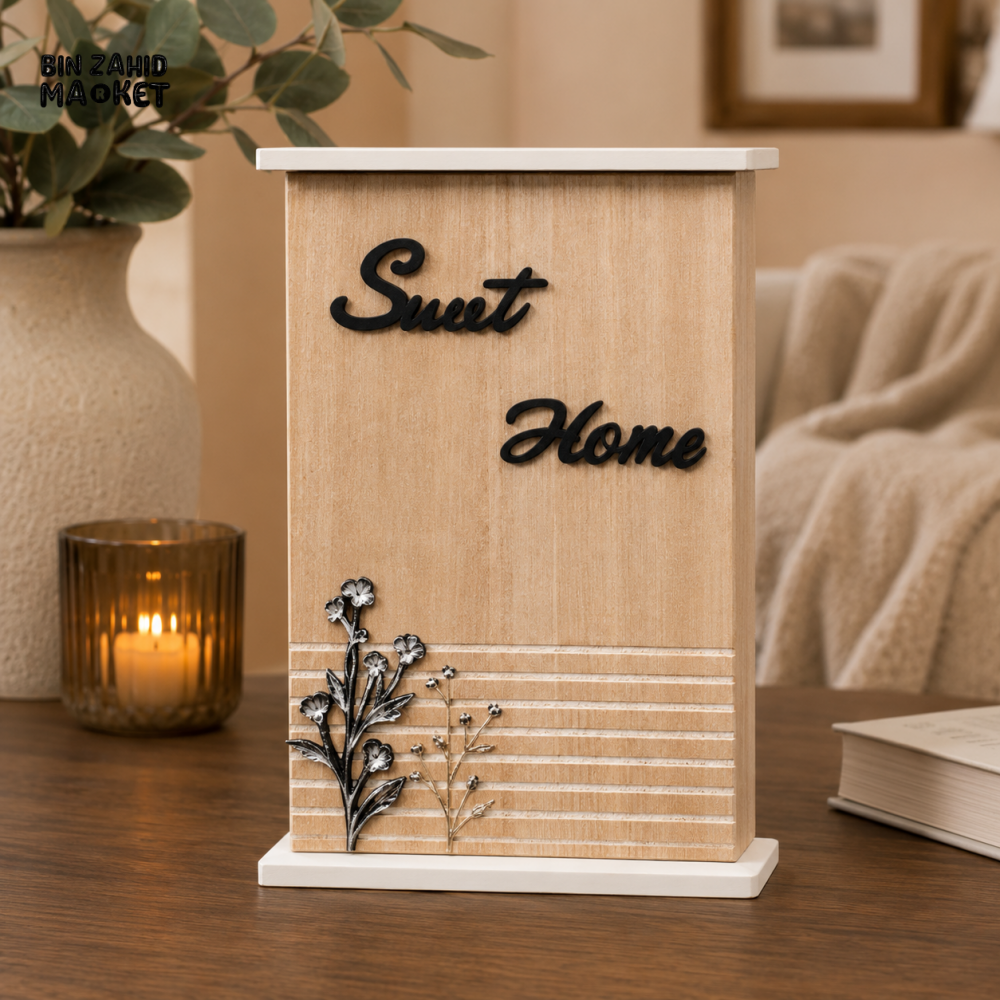 WOODEN SWEET HOME TABLETOP DECOR SIGN - Wall Décor