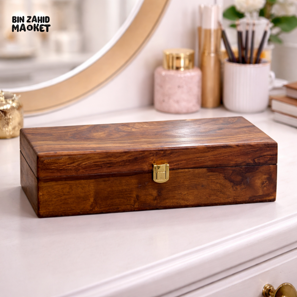 WOODLY SHESHAM WATCH STORAGE BOX 5 GRIDS