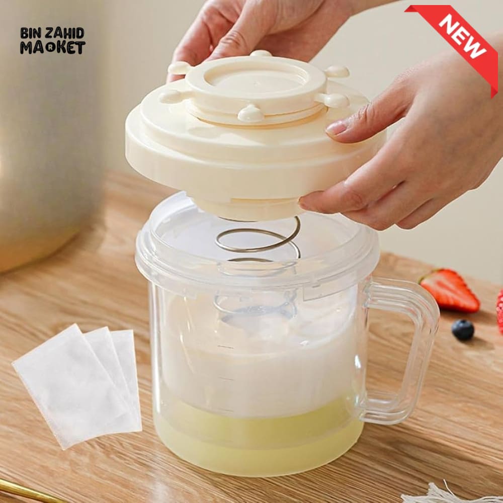 YOGURT FILTER STRAINER | REUSABLE GREEK YOGURT MAKER & CHEESE MAKING CONTAINER - 1500ML