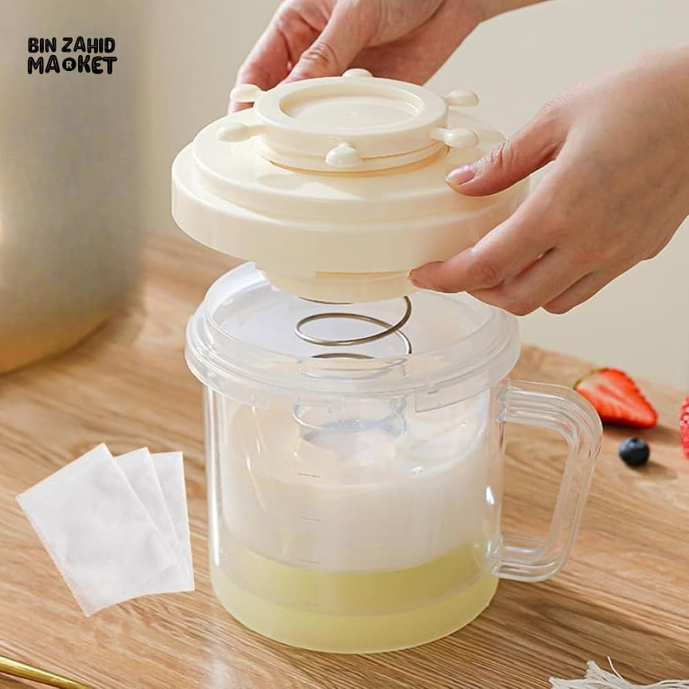 YOGURT FILTER STRAINER | REUSABLE GREEK YOGURT MAKER & CHEESE MAKING CONTAINER - 1500ML