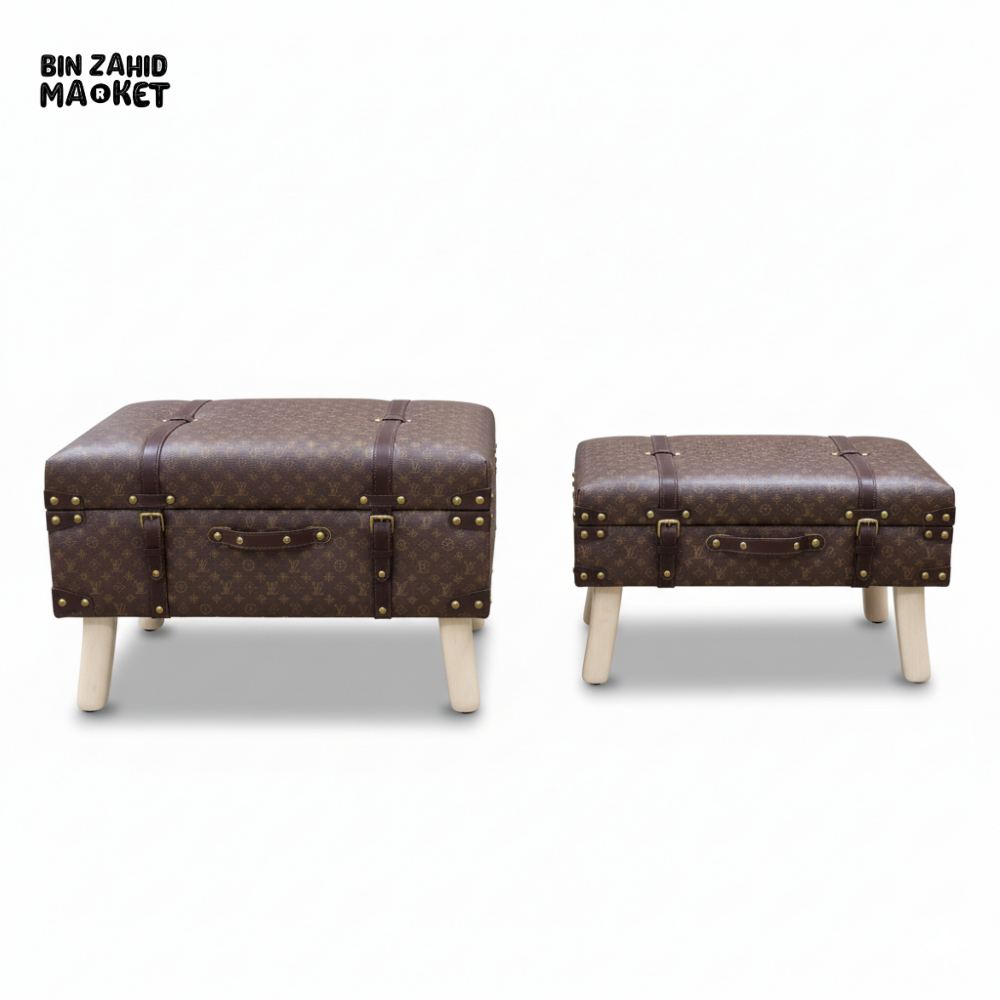 ZENHUA STORAGE BOX + STOOL 2PCS SET – 21413-1