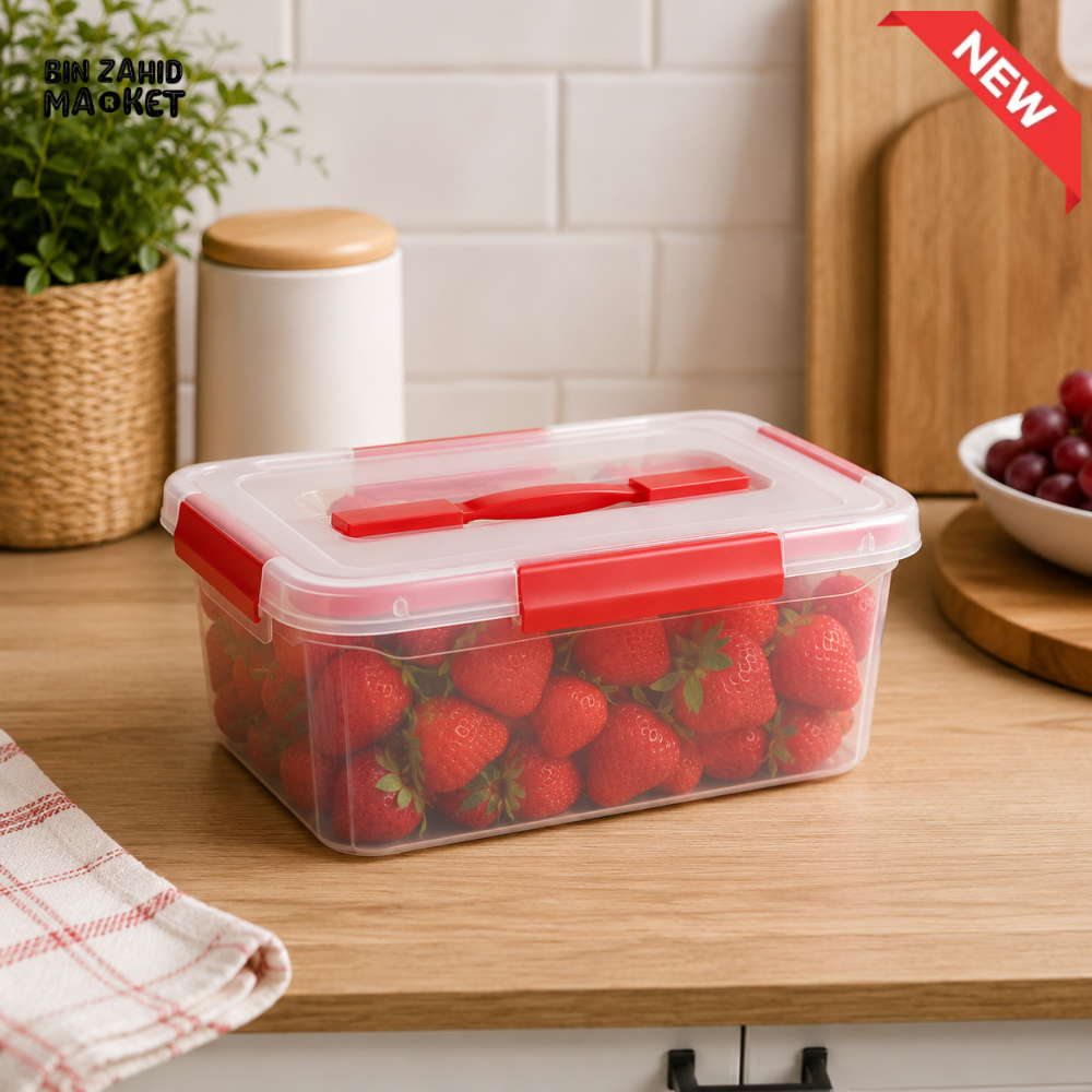 ZIBA AIRTIGHT FOOD STORAGE CONTAINER WITH HANDLE - 3 LITER