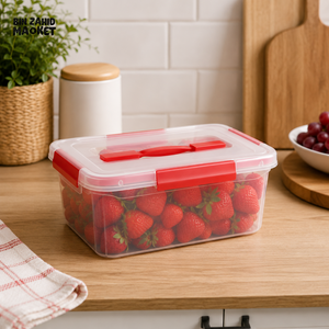 ZIBA AIRTIGHT FOOD STORAGE CONTAINER WITH HANDLE - 6 LITER