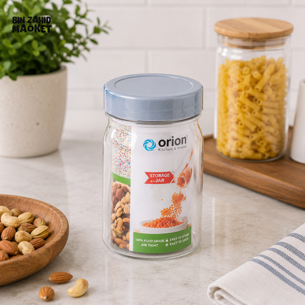 ZIBA AIRTIGHT FOOD STORAGE JAR | MULTIPURPOSE KITCHEN STORAGE CONTAINER