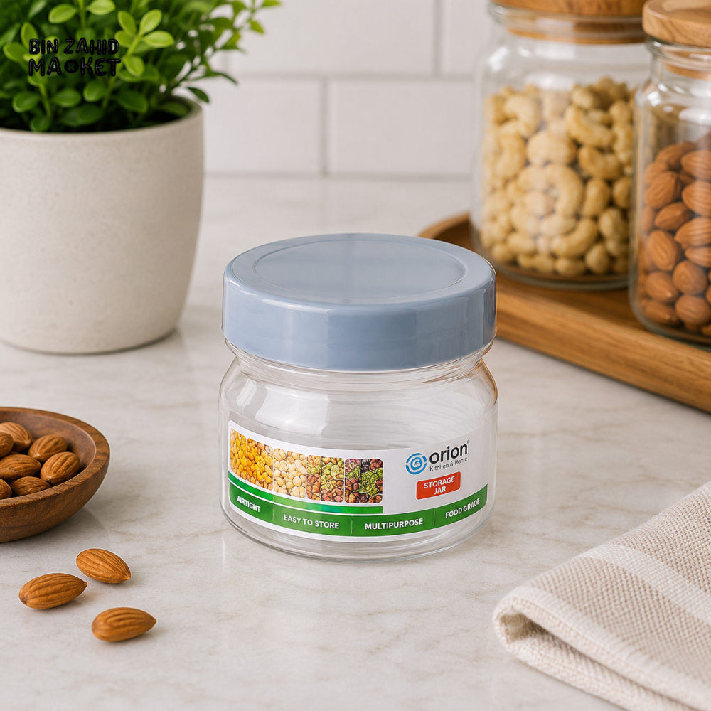 ZIBA AIRTIGHT MINI FOOD STORAGE JAR | MULTIPURPOSE KITCHEN STORAGE CONTAINER