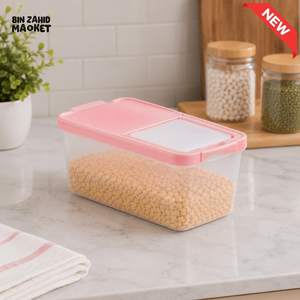 ZIBA DRY FOOD STORAGE CONTAINER WITH POUR SPOUT - SMALL