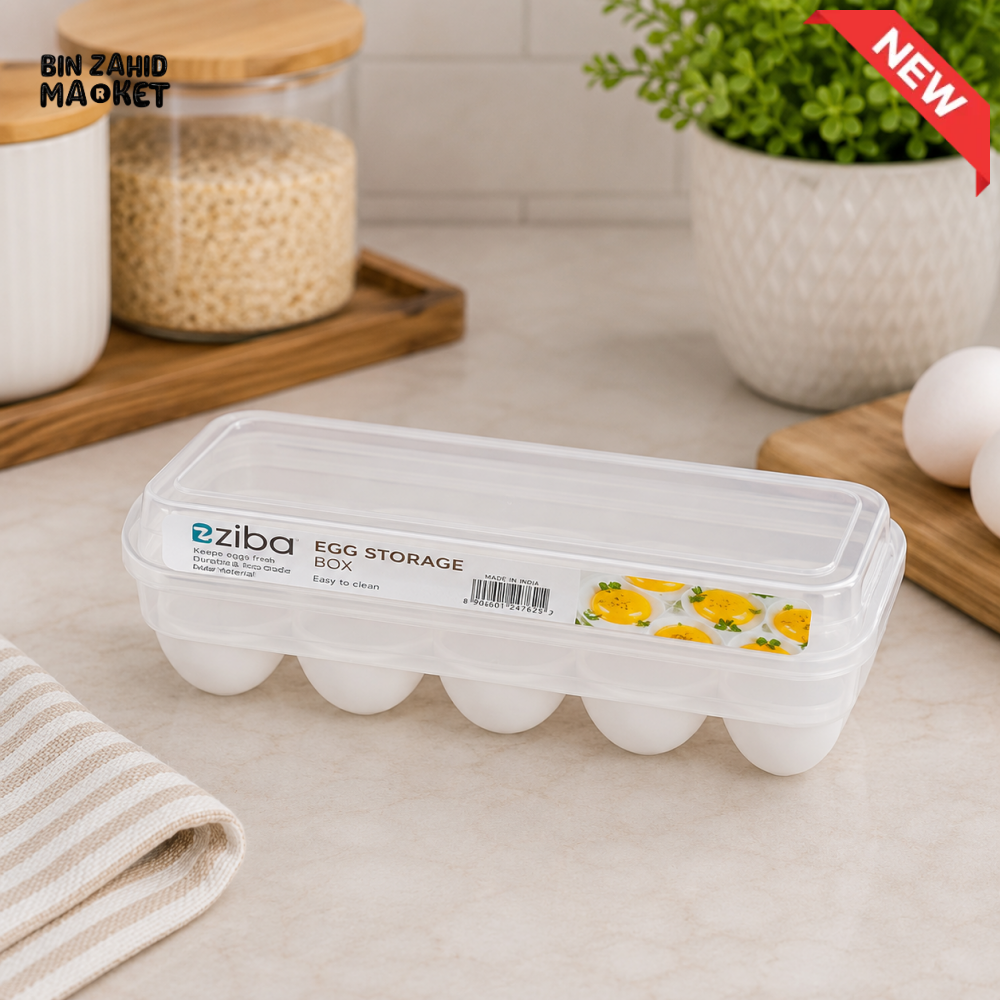 ZIBA EGG STORAGE BOX | REFRIGERATOR EGG HOLDER CONTAINER