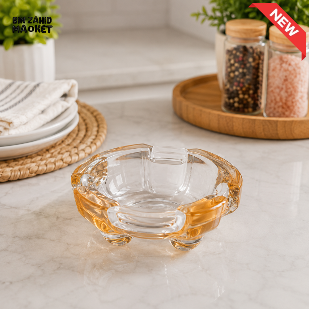 ZIBA GLASS ASHTRAY