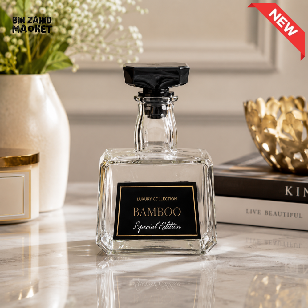 ZIBA GLASS LIQUOR DECANTER WITH ELEGANT STOPPER