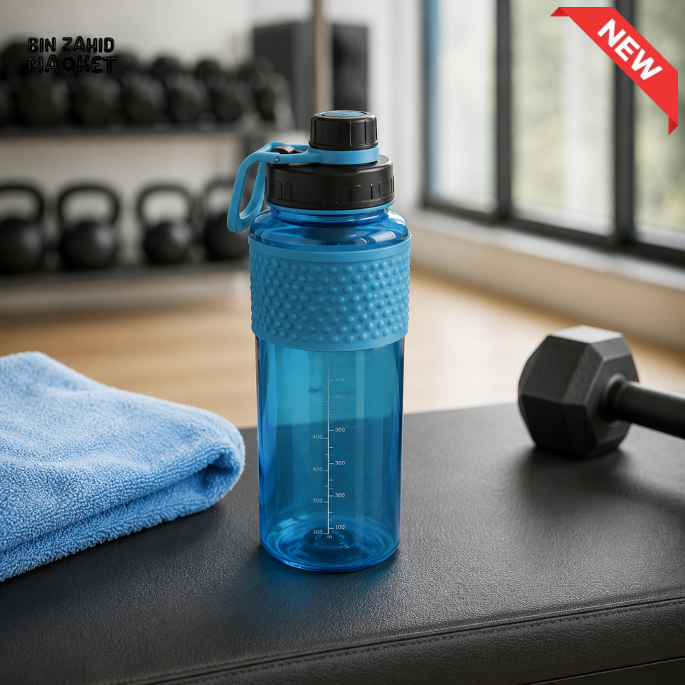 ZIBA SPORTS WATER BOTTLE WITH CARRY HANDLE