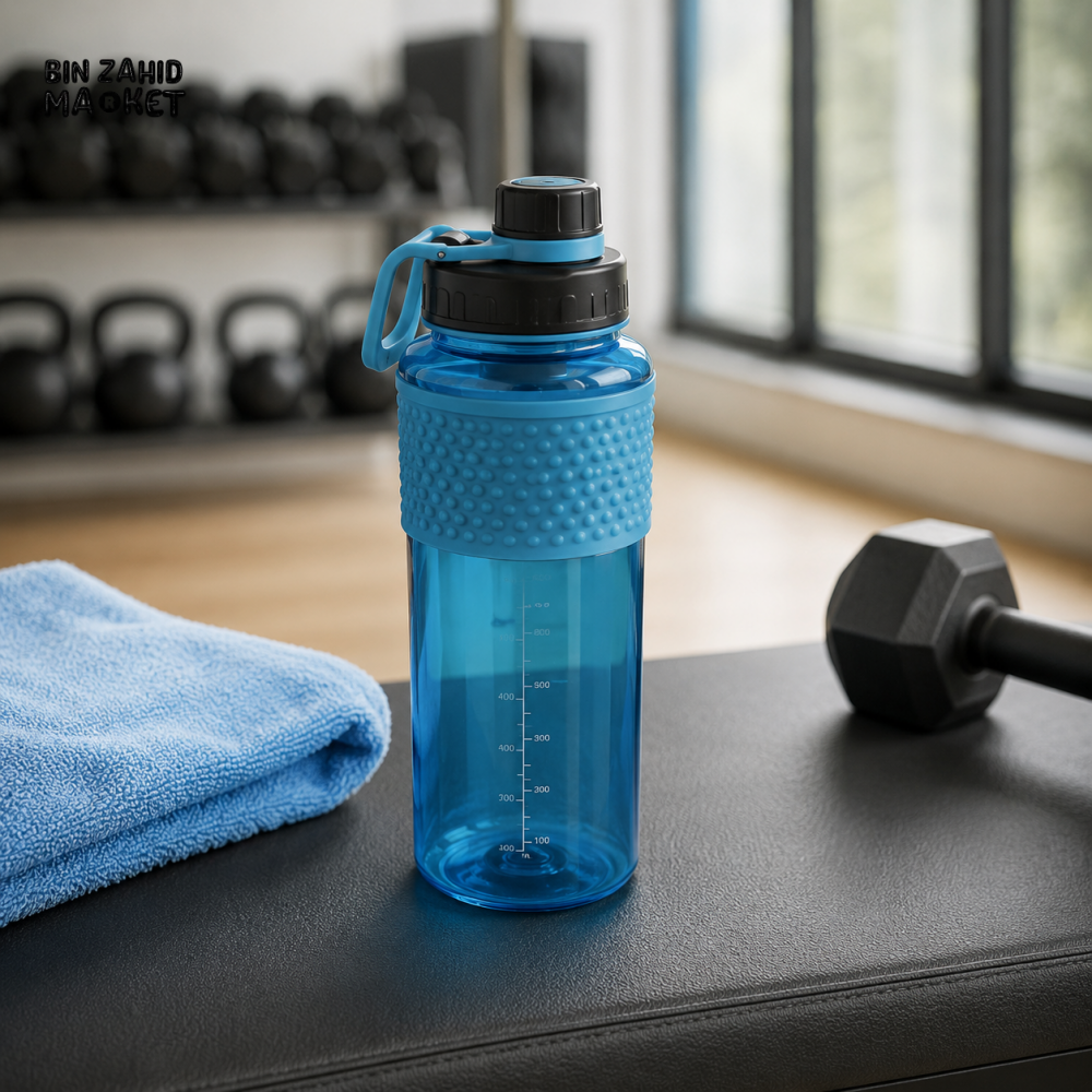 ZIBA SPORTS WATER BOTTLE WITH CARRY HANDLE